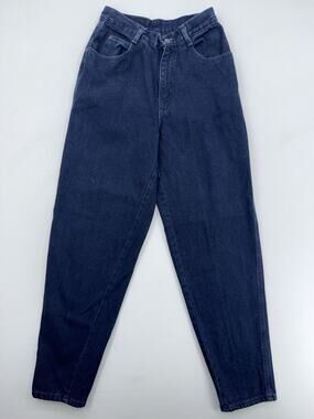 Gitano 80s 90s High Rise Dark Wash High Waist Tapered Mom Jeans Women Sz 6